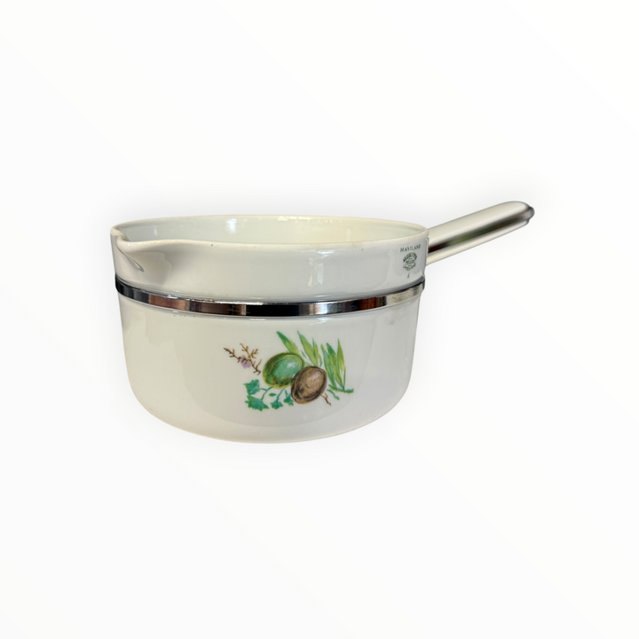 French Limoges Porcelain Aluminite Sauce Pans
