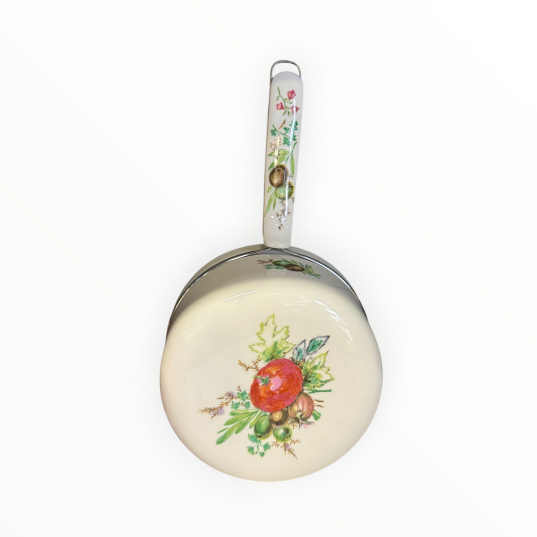 French Limoges Porcelain Aluminite Sauce Pans