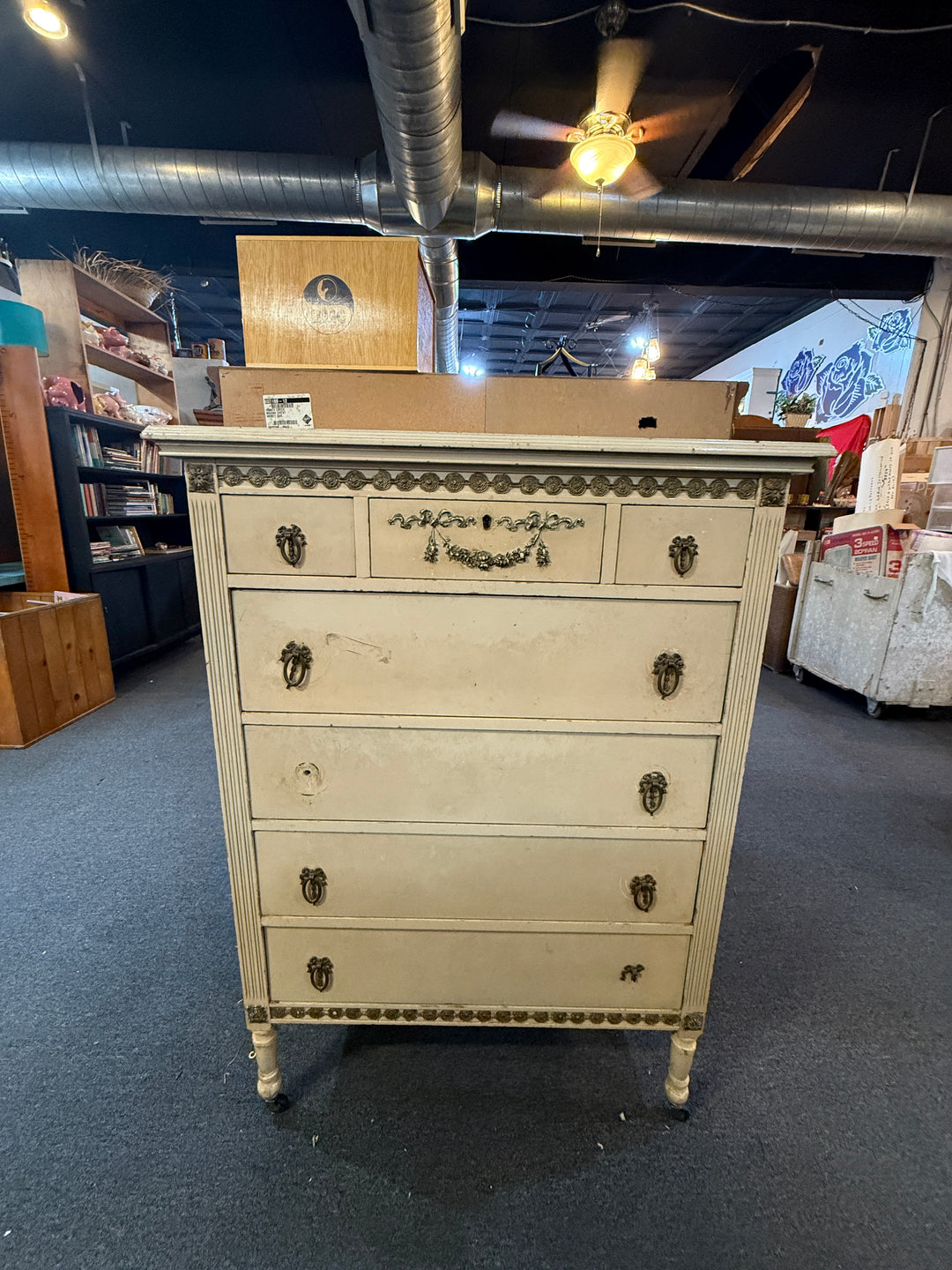 French Style Tall Dresser - PICKUP ONLY