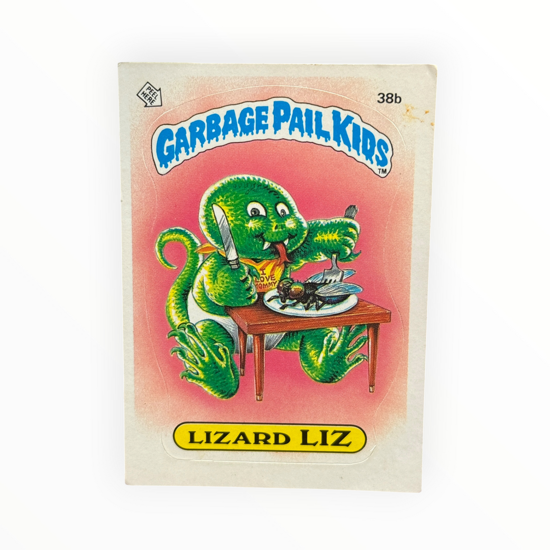 1985 Garbage Pail Kids - LIzard Liz 38b