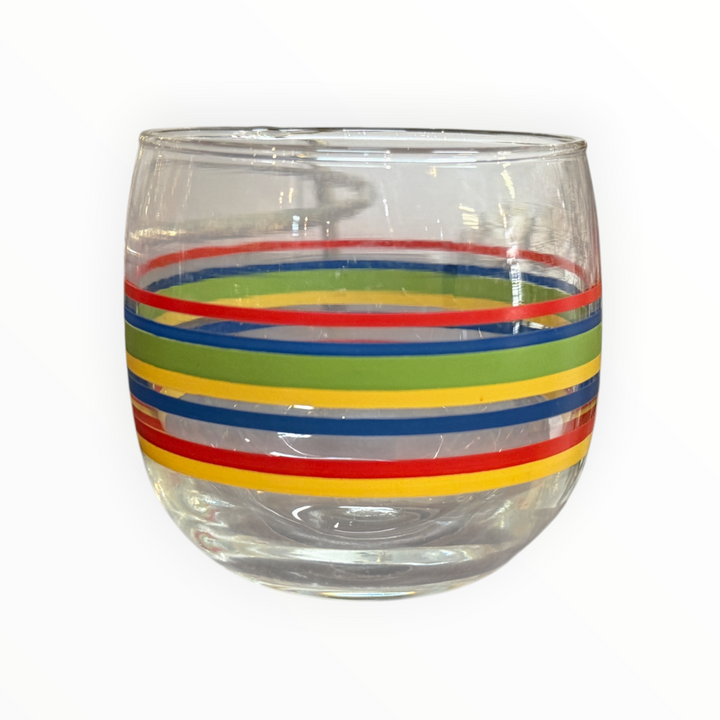 Royal Norfolk Mambo 6 Ounce Juice Glasses / Roly Poly