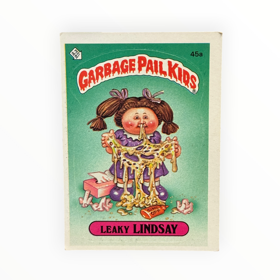 1985 Garbage Pail Kids - Learky Lindsay 45a