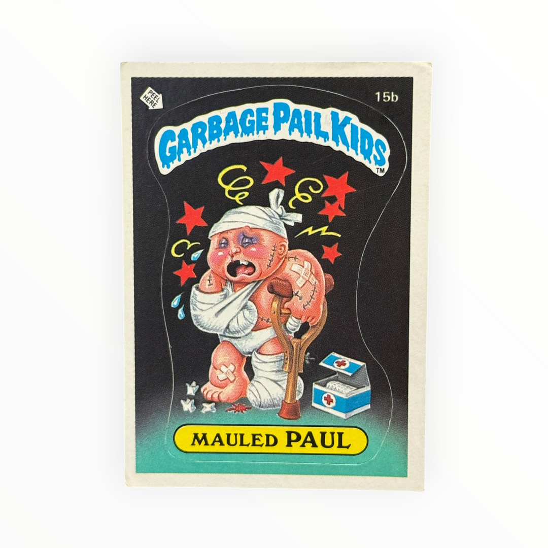 1985 Garbage Pail Kids - Mauled Paul 15b