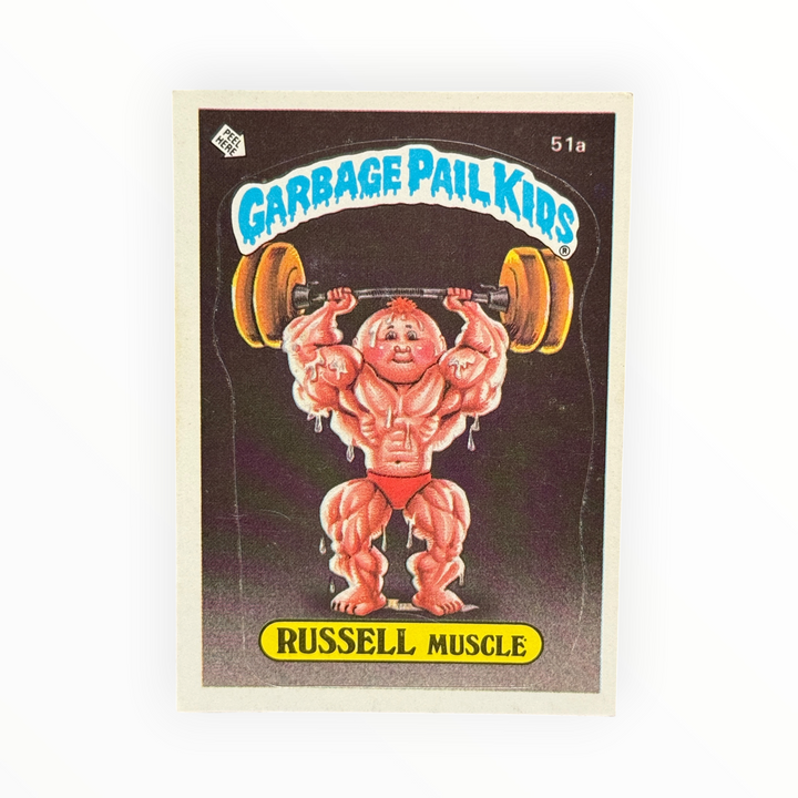 1985 Garbage Pail Kids - Russell Muscle 51a