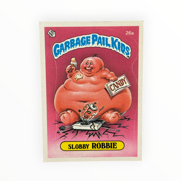 1985 Garbage Pail Kids - Slobby Robbie 26a