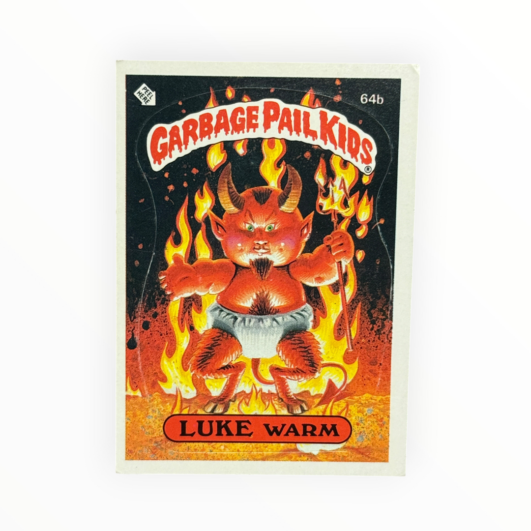 1985 Garbage Pail Kids - Luke Warm 64b