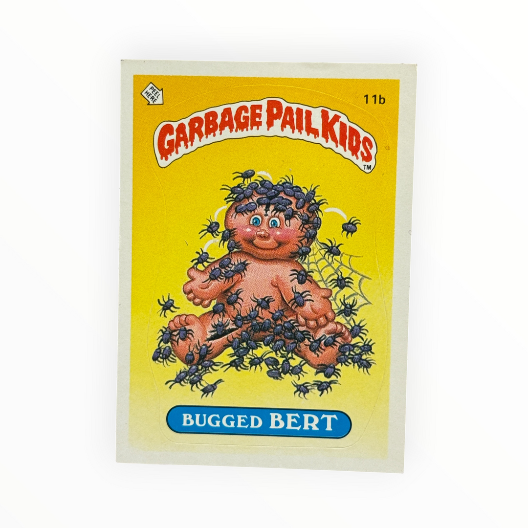 1985 Garbage Pail Kids - Bugged Bert 11b