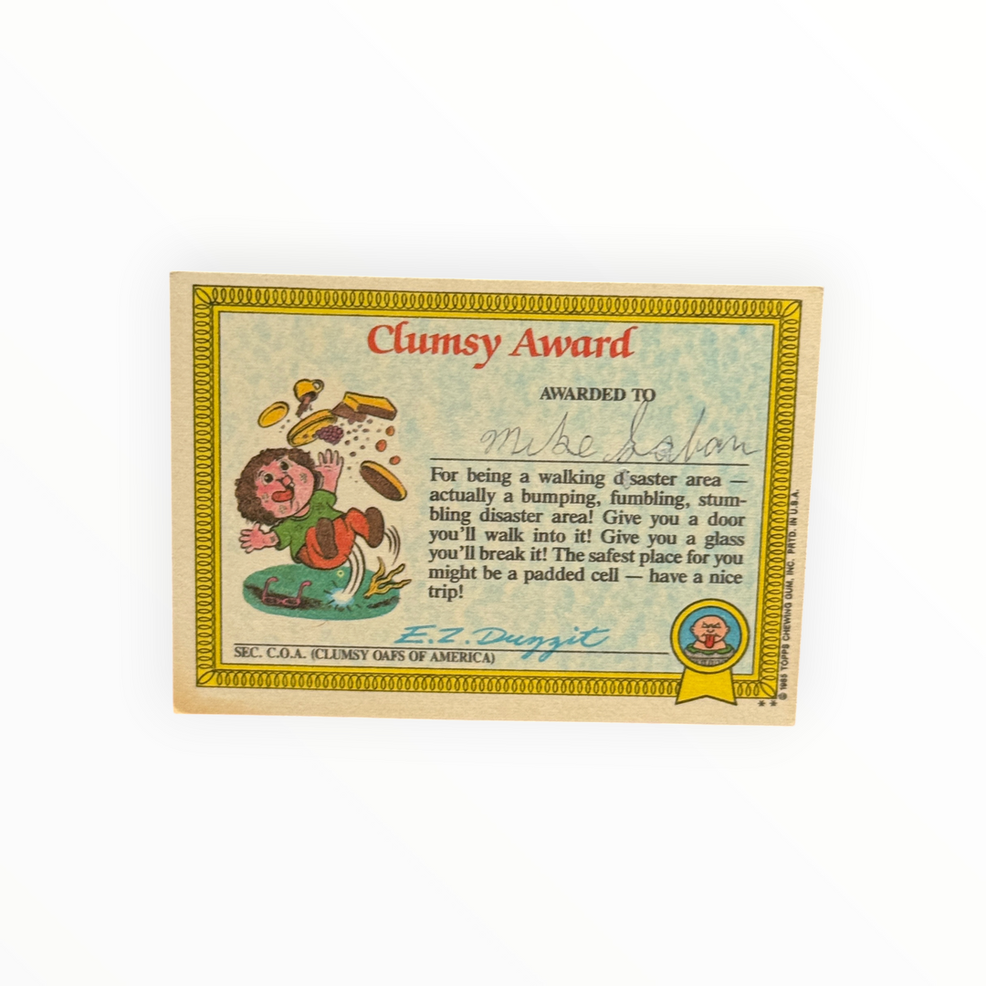 1985 Garbage Pail Kids - Dressy Jesse 20b