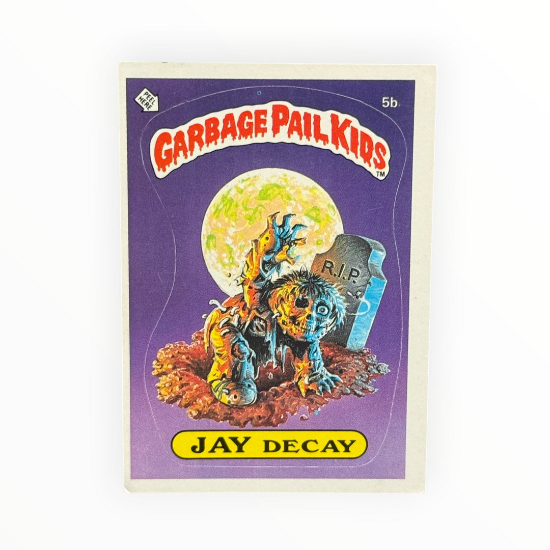 1985 Garbage Pail Kids - Jay Decay 5b