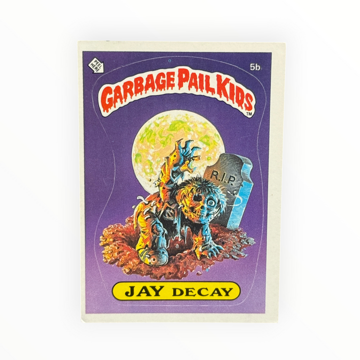 1985 Garbage Pail Kids - Jay Decay 5b