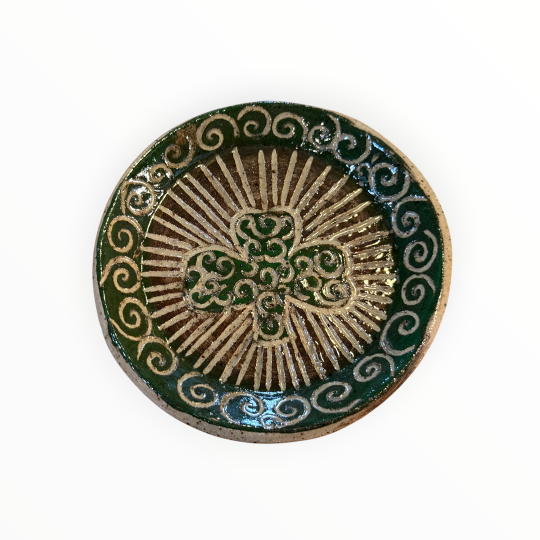 BJH Pottery - Shamrock Trinket Dish