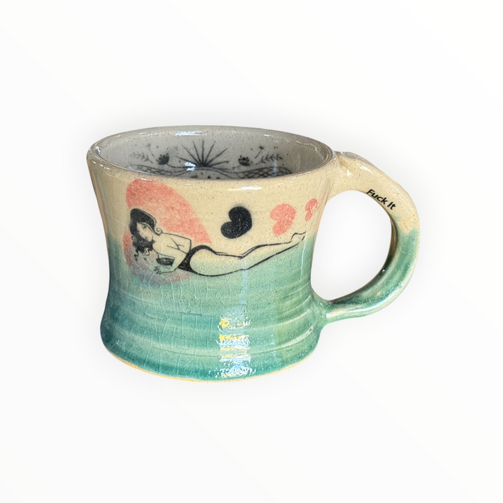 BJH Pottery - Pin Up Uterus Mug