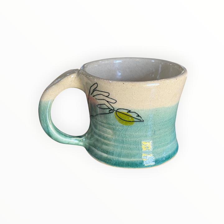 BJH Pottery - Pin Up Uterus Mug