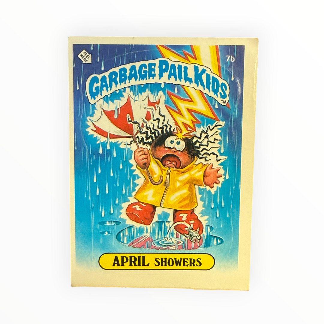 1985 Garbage Pail Kids - April Showers 7b