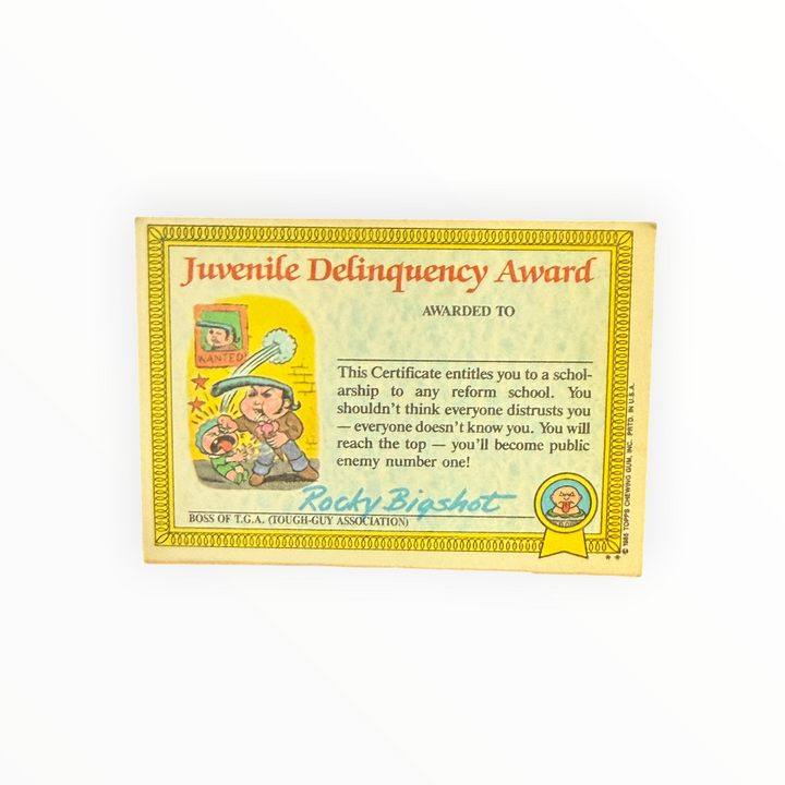 1985 Garbage Pail Kids - April Showers 7b