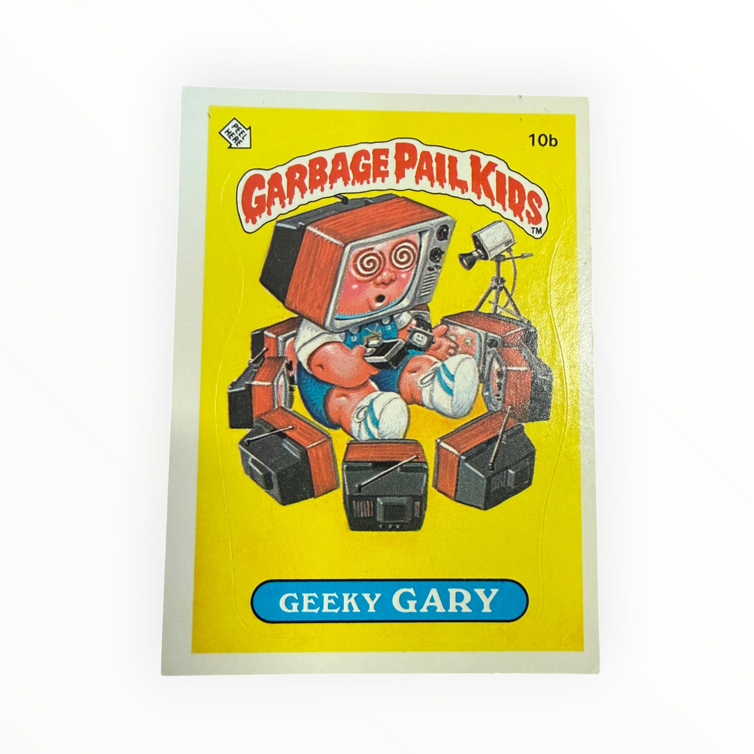 1985 Garbage Pail Kids - Geeky Gary 10b