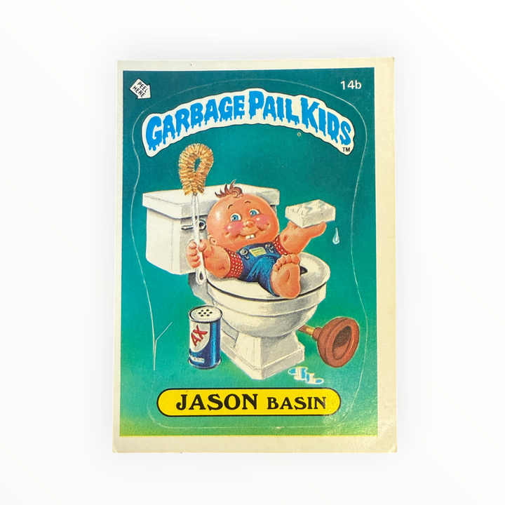 1985 Garbage Pail Kids - Jason Basin 14b