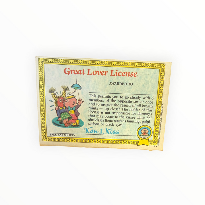 1985 Garbage Pail Kids - Jason Basin 14b