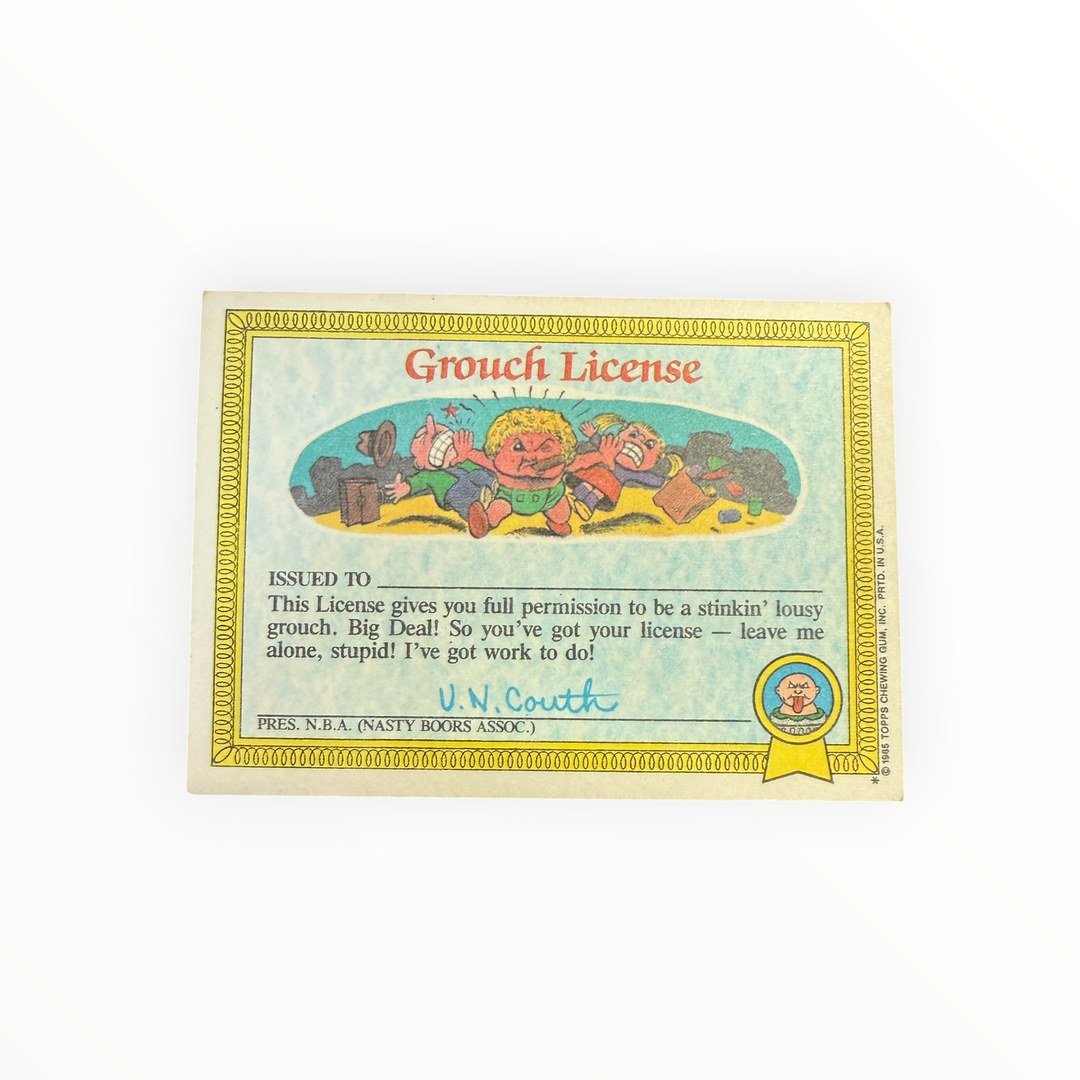 1985 Garbage Pail Kids - Ailin&