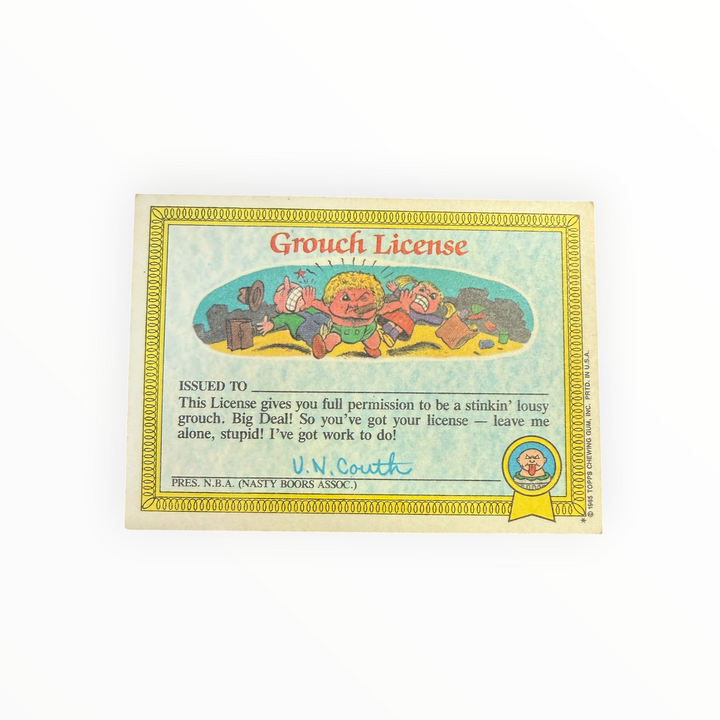 1985 Garbage Pail Kids - Ailin&