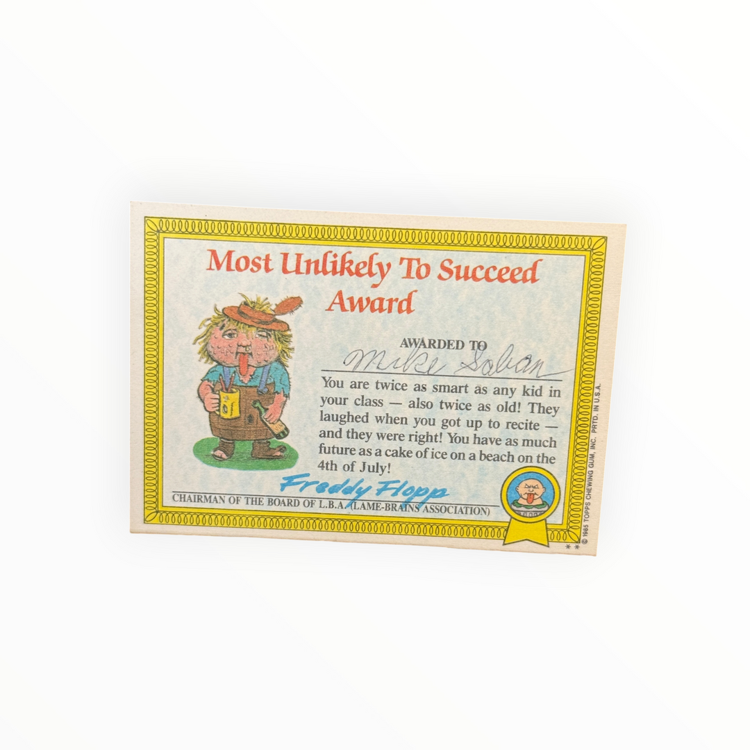 Garbage Pail Kids - Crater Chris 13b