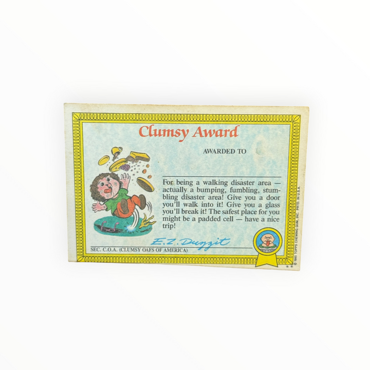 Garbage Pail Kids - Dressy Jesse 20b