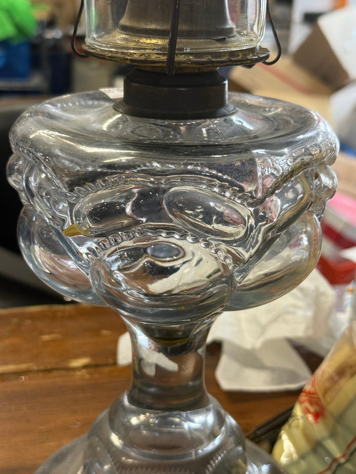 Early American Pattern Oil Lamp