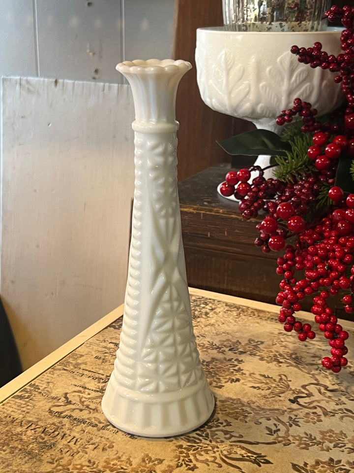 Milk Glass Bud Vase