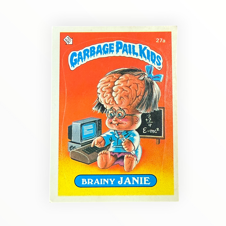 Garbage Pail Kids - Brainy Janie 27a