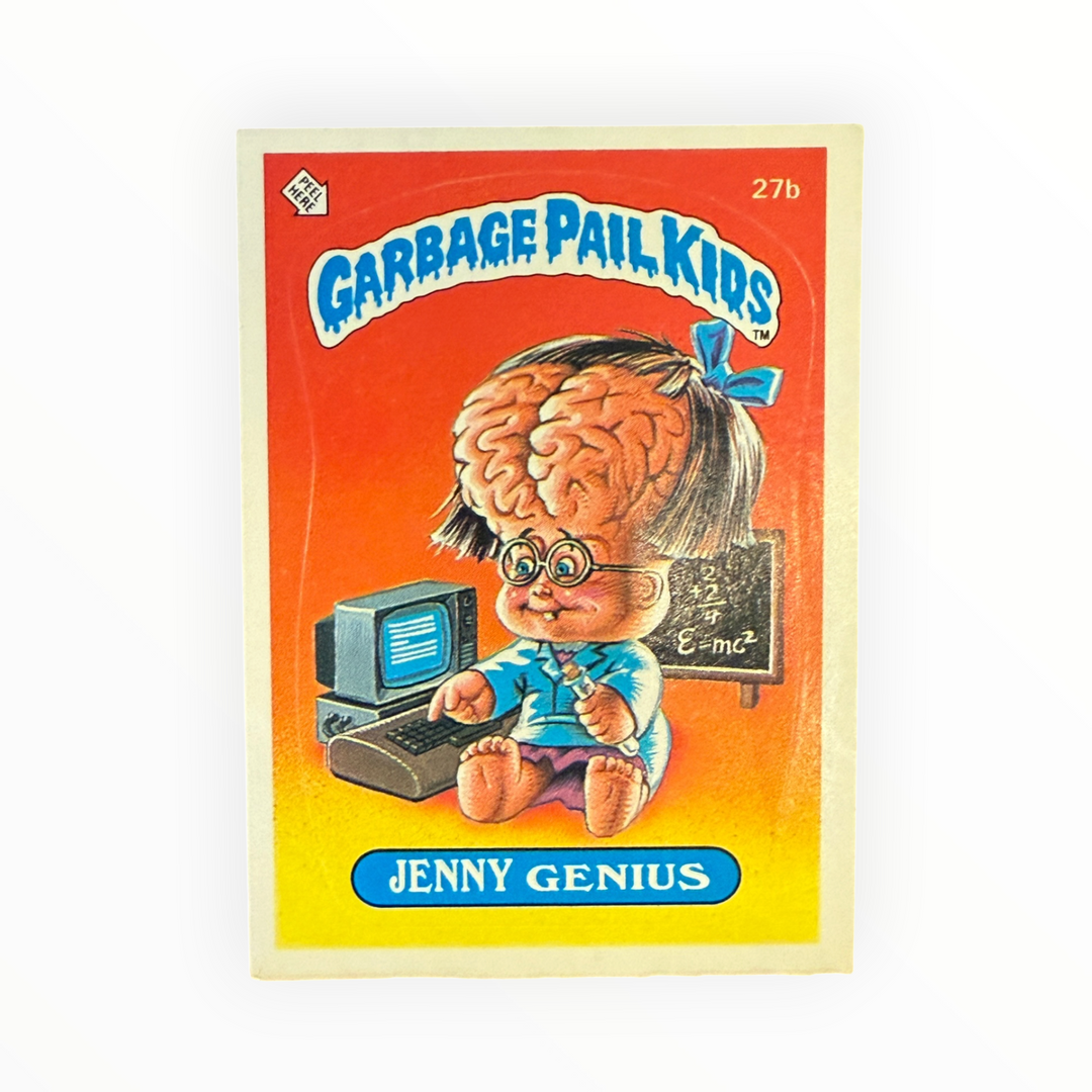 Garbage Pail Kids - Jenny Genius 27b