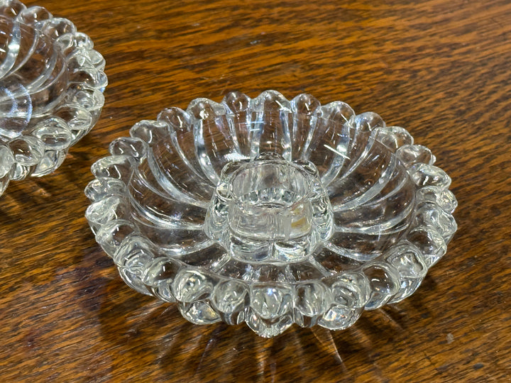 S2 Glass Taper Candle Pair