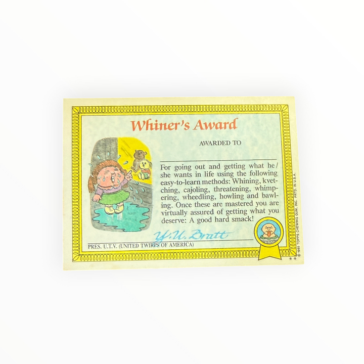 Garbage Pail Kids - Chilly Millie 32b