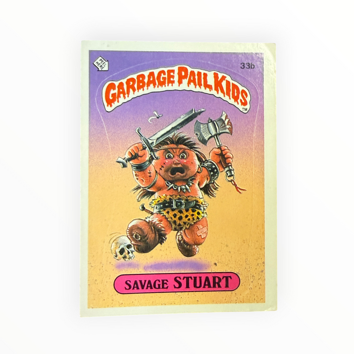 Garbage Pail Kids - Savage Stuart 33b