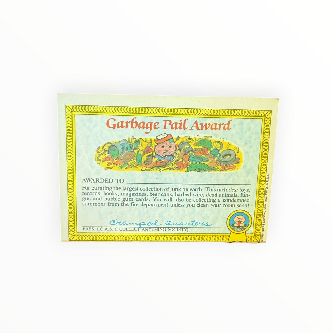 Garbage Pail Kids - Kim Kong 34a