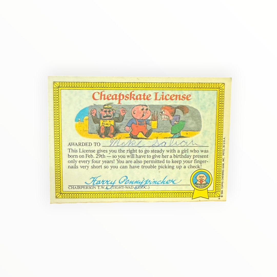 Garbage Pail Kids - GuilloTina 37a