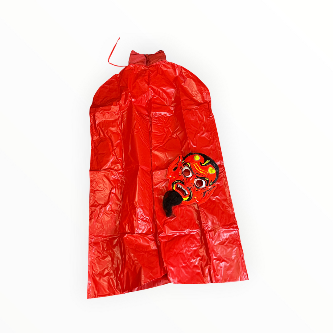 Vintage Collegeville Devil Mask and Cape
