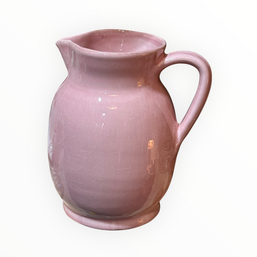 Pink Pottery Pitcher