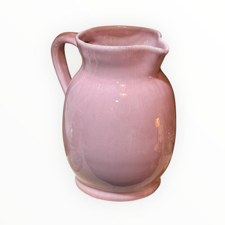 Pink Pottery Pitcher