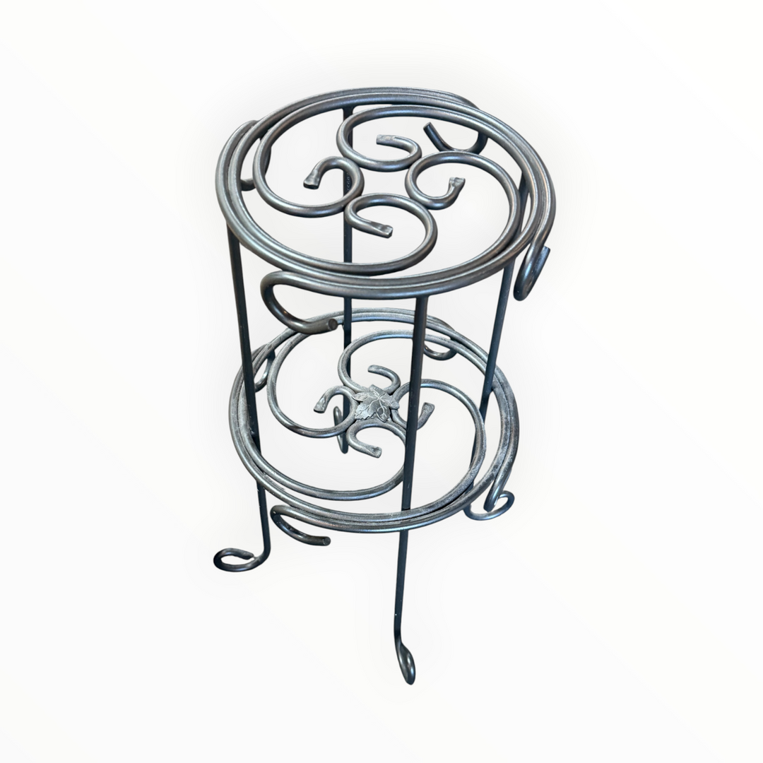 Longaberger Wrought Iron 8 Mug Tree Stand Coffee Cup Holder