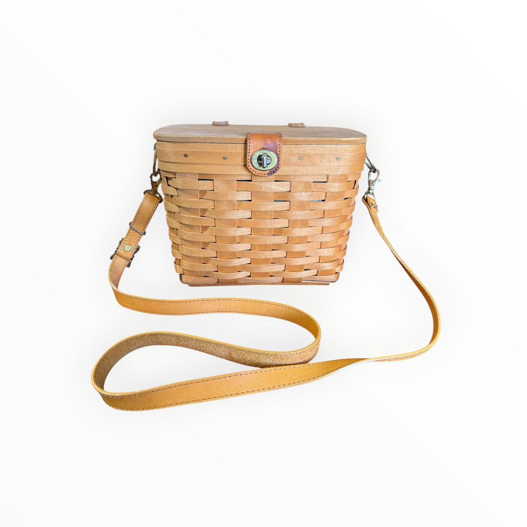 Longaberger Basket Purse with Liner / Protector