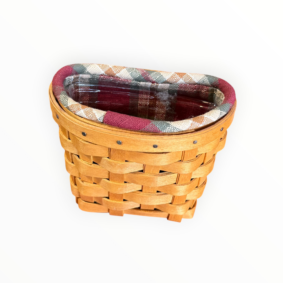 Longaberger Oregano Basket with Liner and Protector