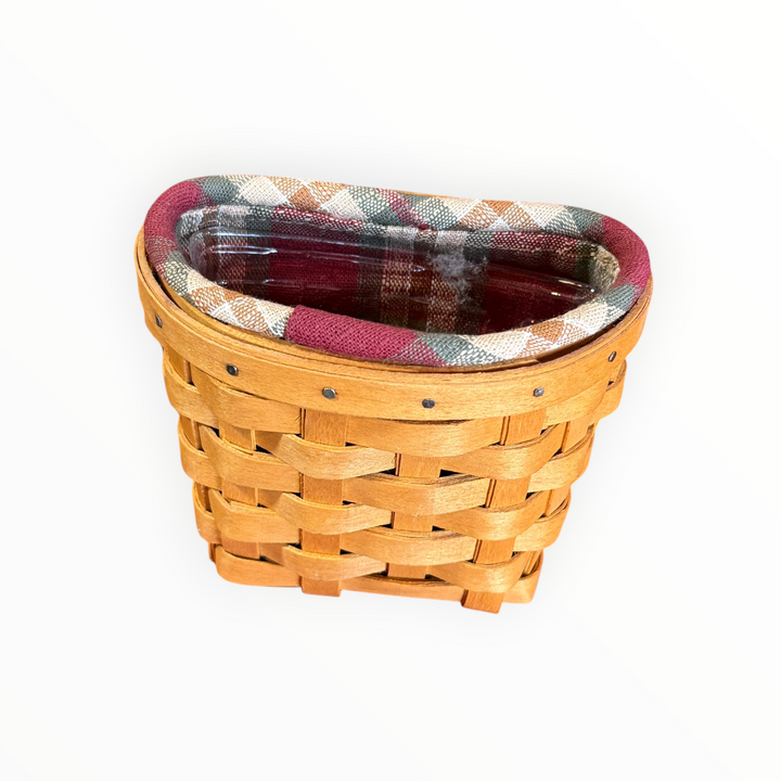 Longaberger Oregano Basket with Liner and Protector