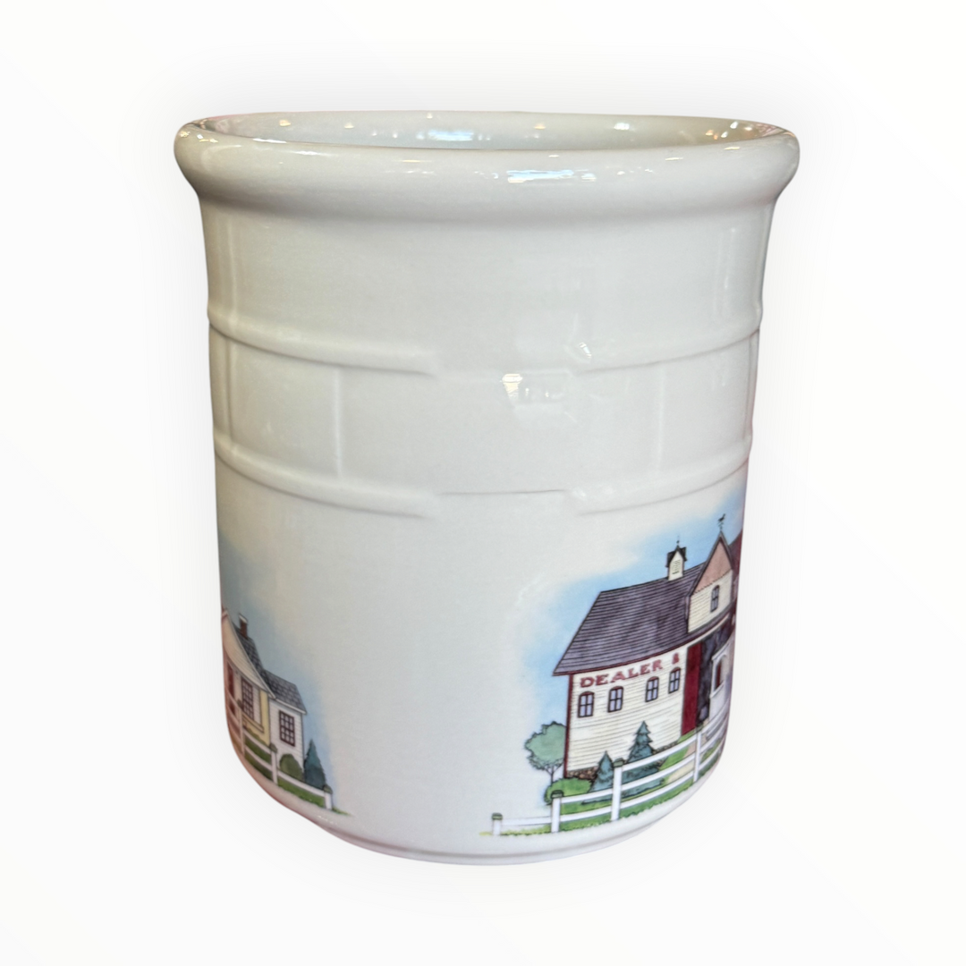 Longaberger Large Homestead Crock 7" Tall Made in USA