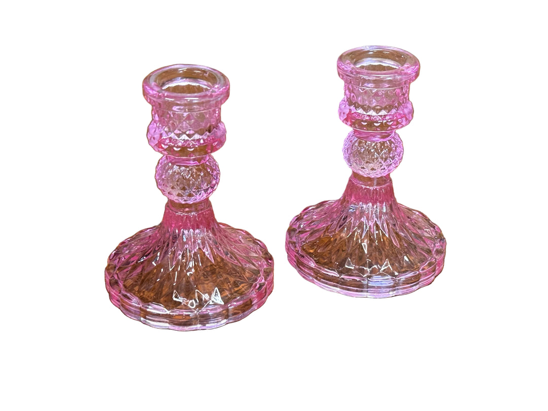 S2 Pink Candlestick Pair