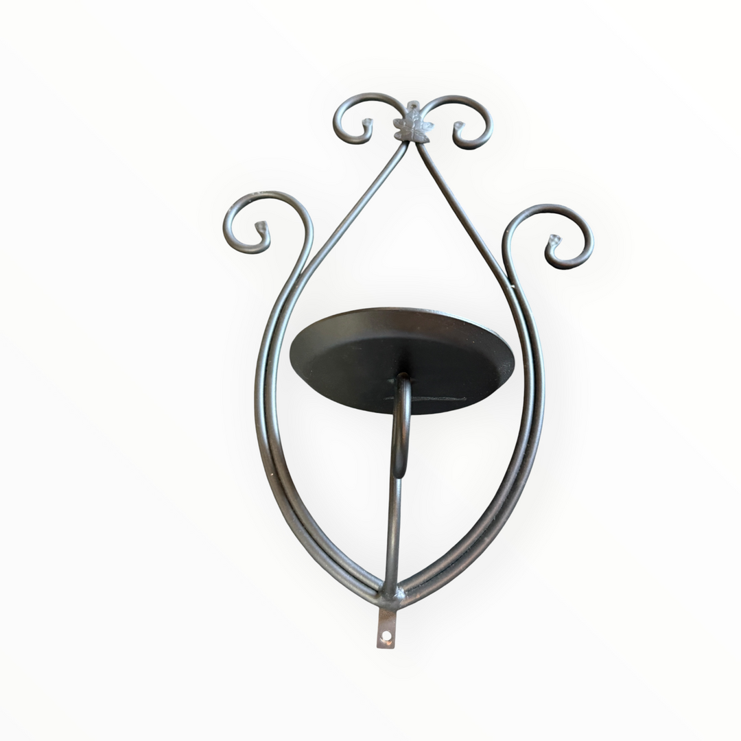Longaberger Wrought Iron Wall Sconce / Candle Holder