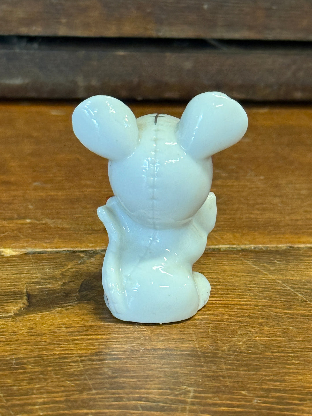 Vintage Japan Red/Gold Spotted Mouse