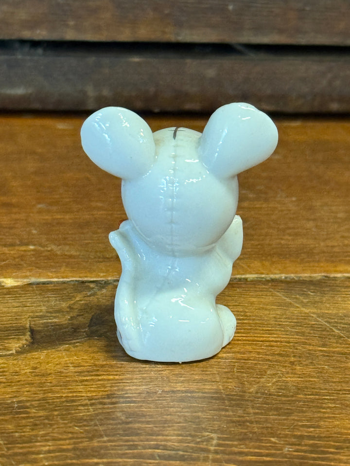 Vintage Japan Red/Gold Spotted Mouse