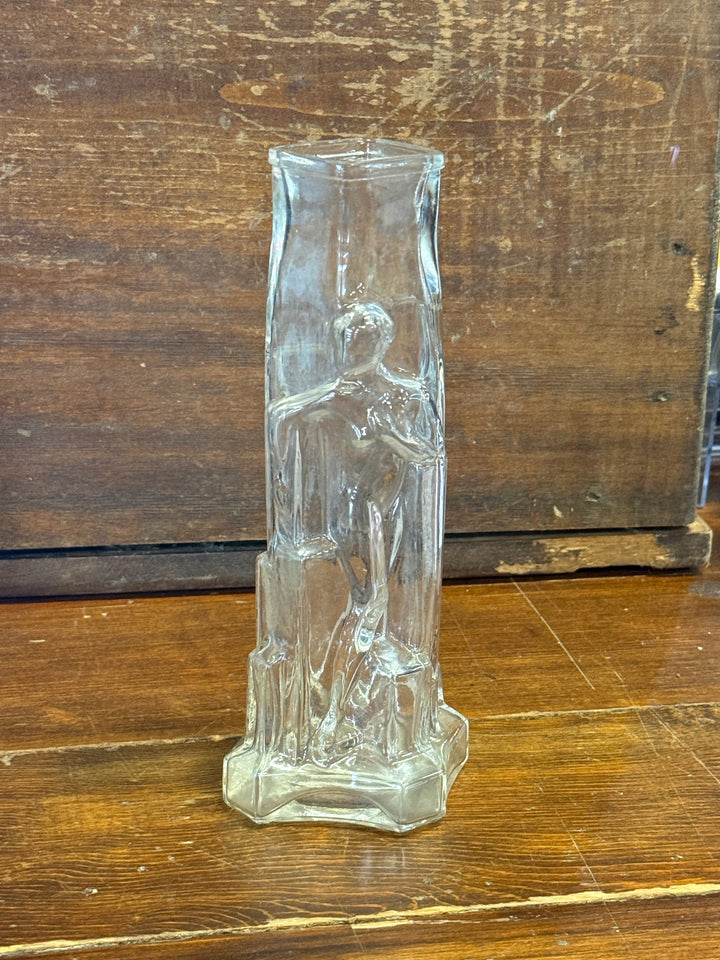 Vintage Rosso Glass Nude Vase