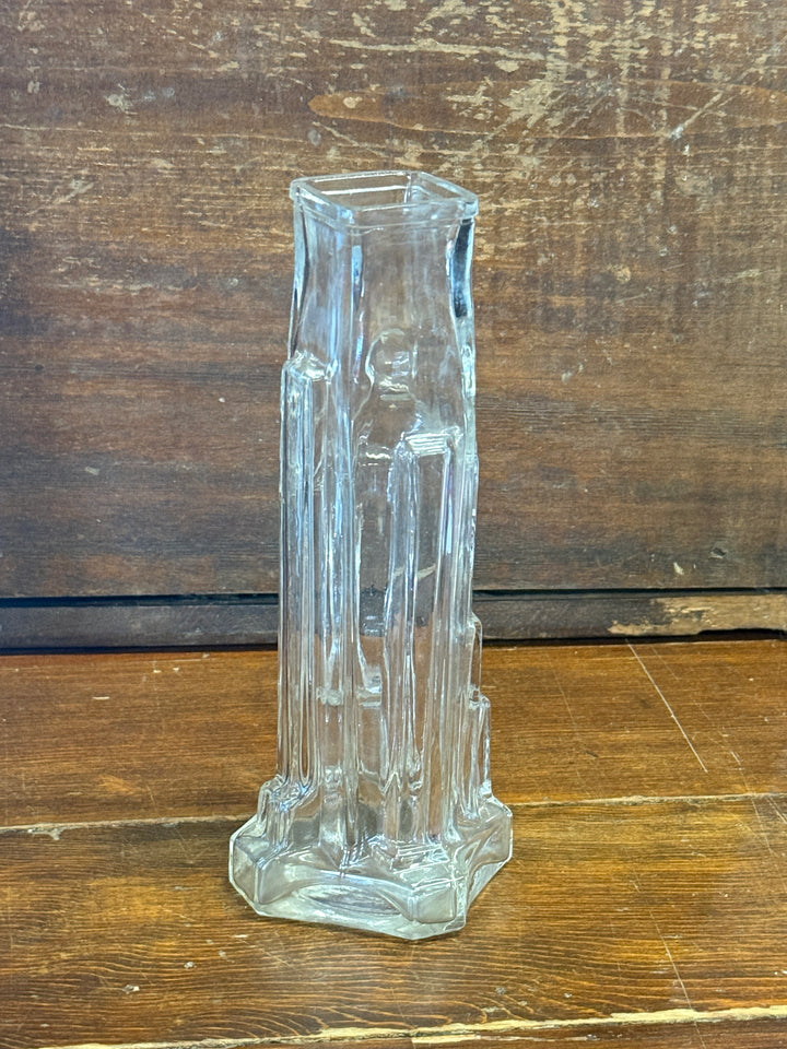 Vintage Rosso Glass Nude Vase