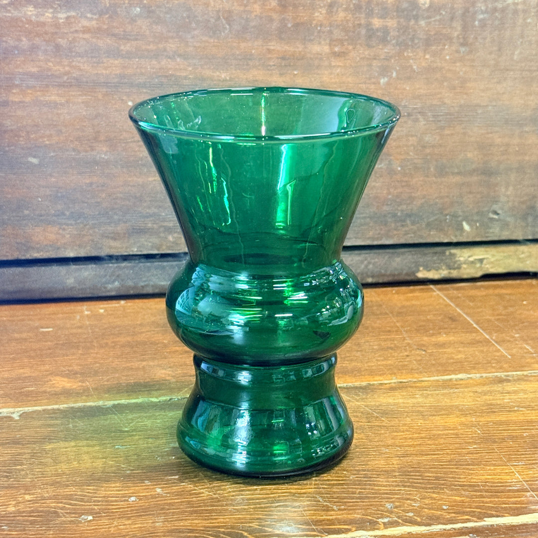 Anchor Hocking Green Vase